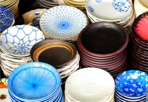 大量のお皿